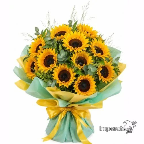 Bouquet di Girasoli — mazzo di fiori a domicilio a Napoli